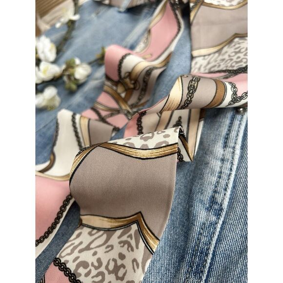 Women Skinny Scarf Belt,ribbon Scarf Long Skinny Satin Belt Sash Necktie Neck😚 - Picture 4 of 7